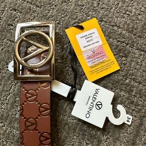 Mario Valentino Pierre Croc belt size 34